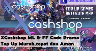 XCashshop ML & FF Code Promo Top Up Murah,cepat dan Aman